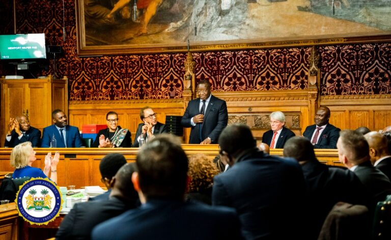President Julius Maada Bio Addresses UK House of Lords 2