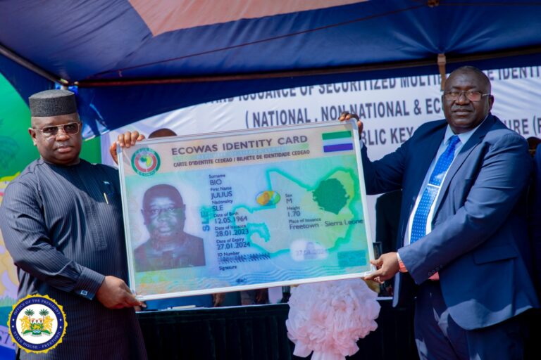 President Bio Launches First Securitised ID Card (10)