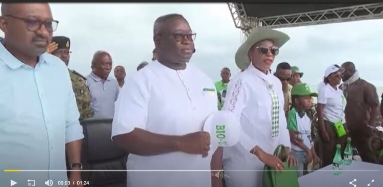 President Bio on Peaceful Elections