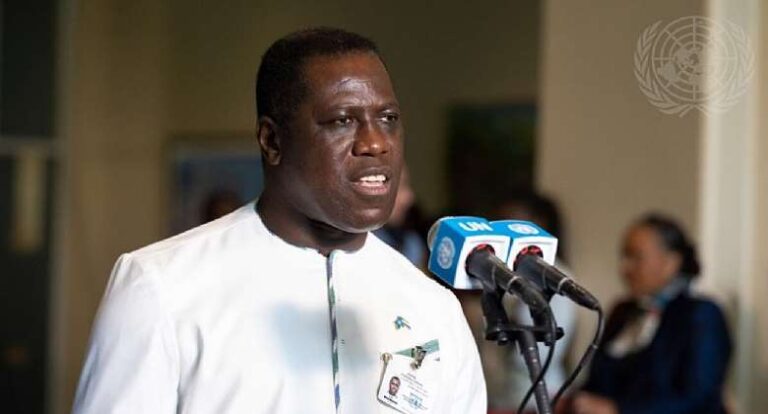 Sierra Leone's Former Minister of Foreign Affairs, David Francis
