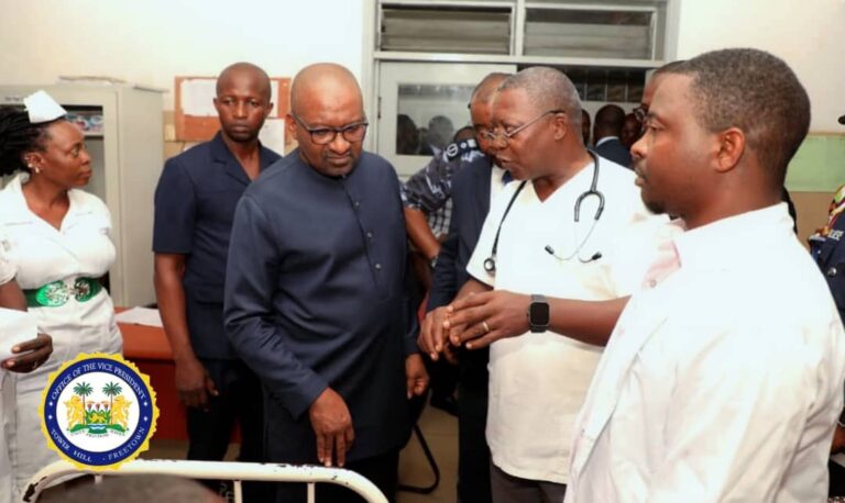 VP visits collapse site 1