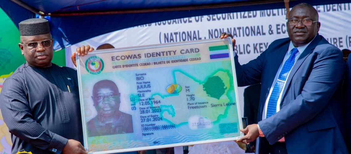 President Bio Launches First Securitised ID Card (10)