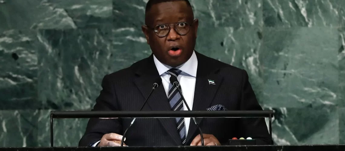 Speaking-at-the-UN-General-Assembly-Sierra-Leone-President-Julius-Maada-Bio-said-the-time-for-half-measures-and-incremental-progress-was-over-Picture-Peter-Foley